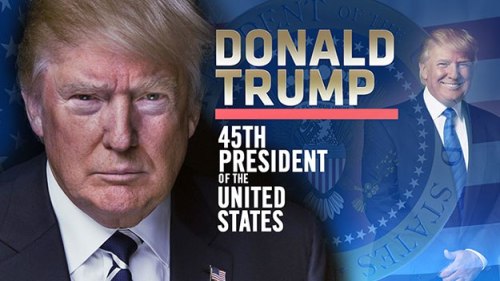 President Donald Trump, 45th President of the United States.